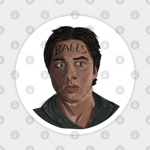 Garden State: BALLS Magnet by 51Deesigns